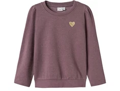 Name It arctic dusk hjerte sweatshirt